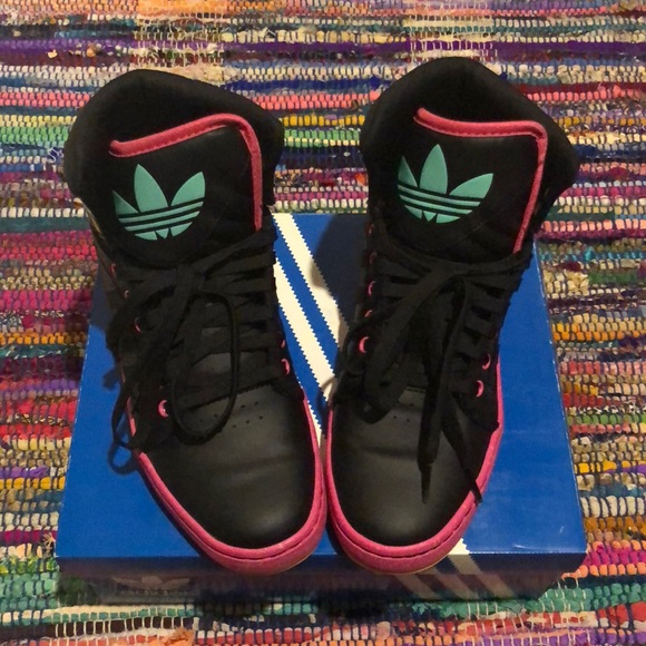 multicolor adidas high tops